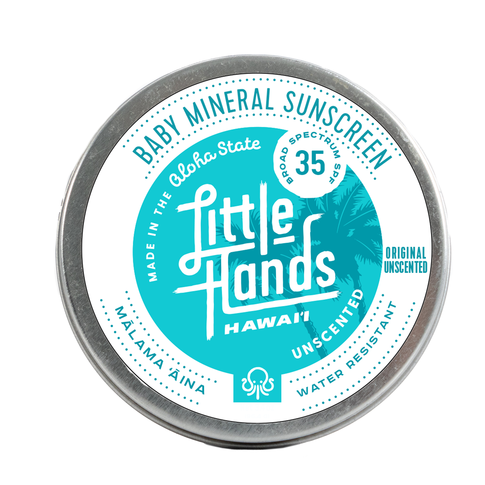 Little Hands Hawaii - Baby Mineral Sunscreen - Front View