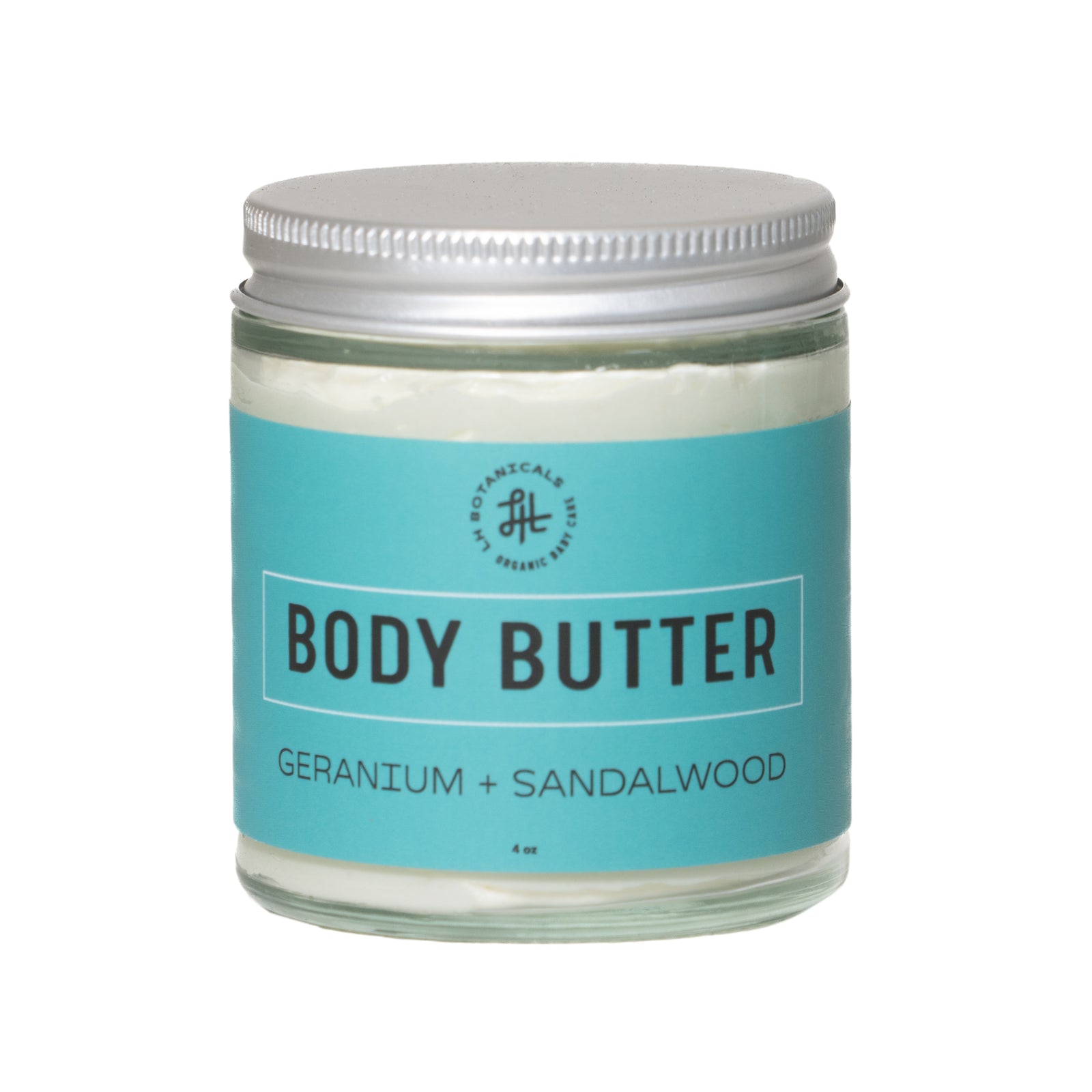 Little Hands Hawaii - Whipped Body Butter - Geranium & Sandalwood - Front View