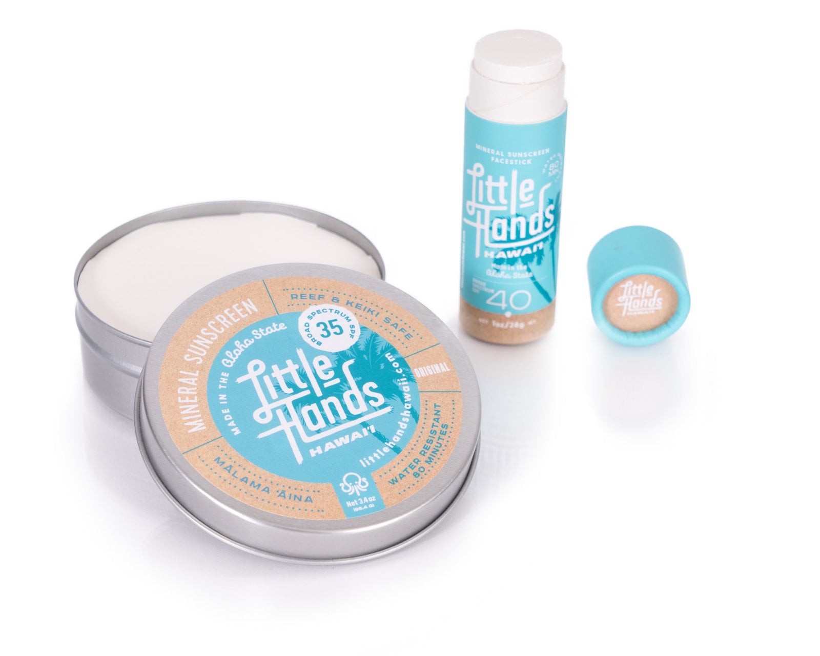 Little Hands Hawaii - Complete Sunscreen Combo - Original - Front View