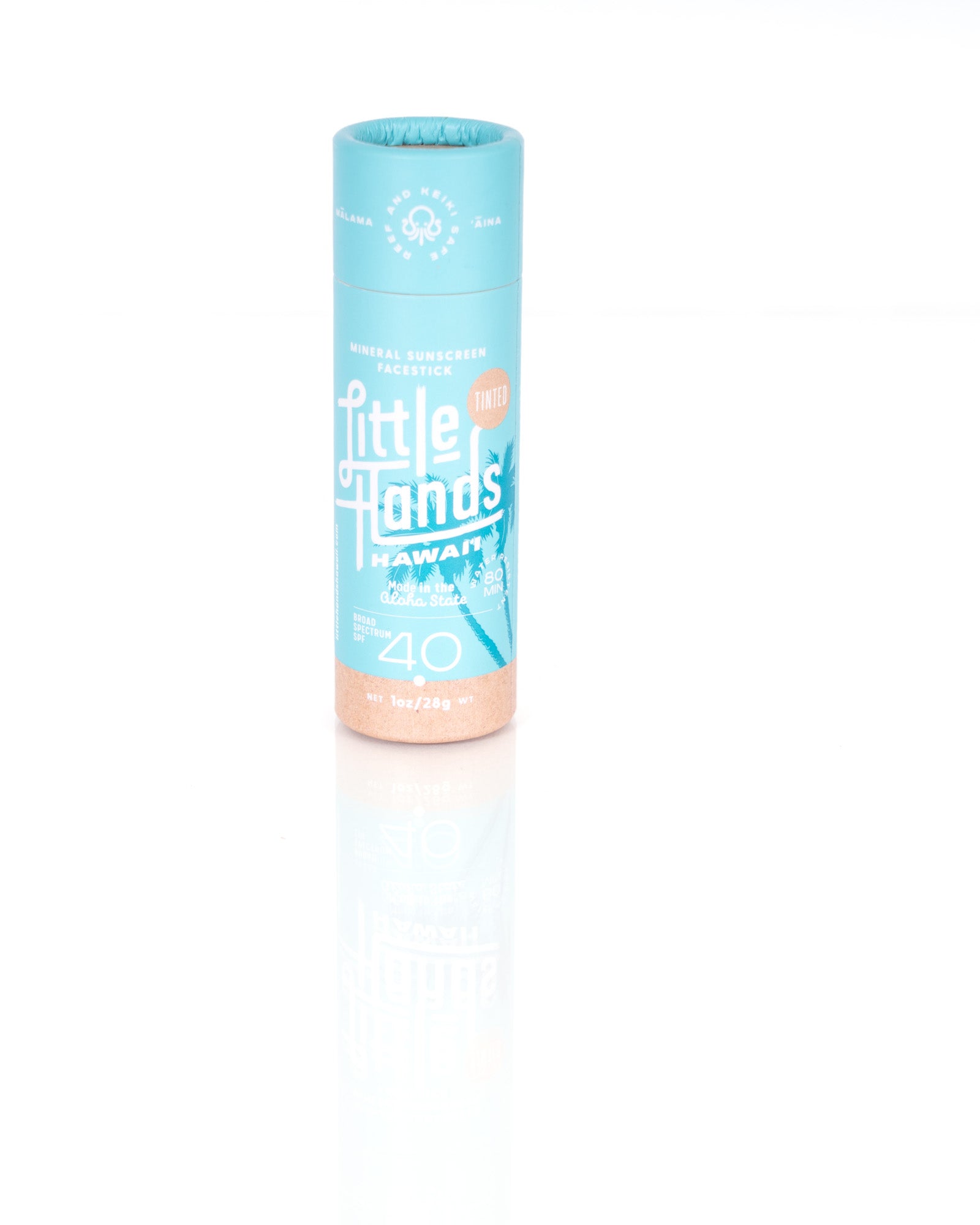 Little Hands Hawaii - Mineral Sunscreen Face Stick (Sport Stick) - Tined - Front View