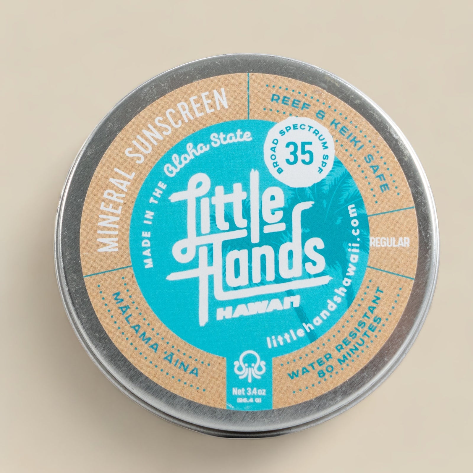 Little Hands Hawaii - Body & Face Mineral Sunscreen - Regular