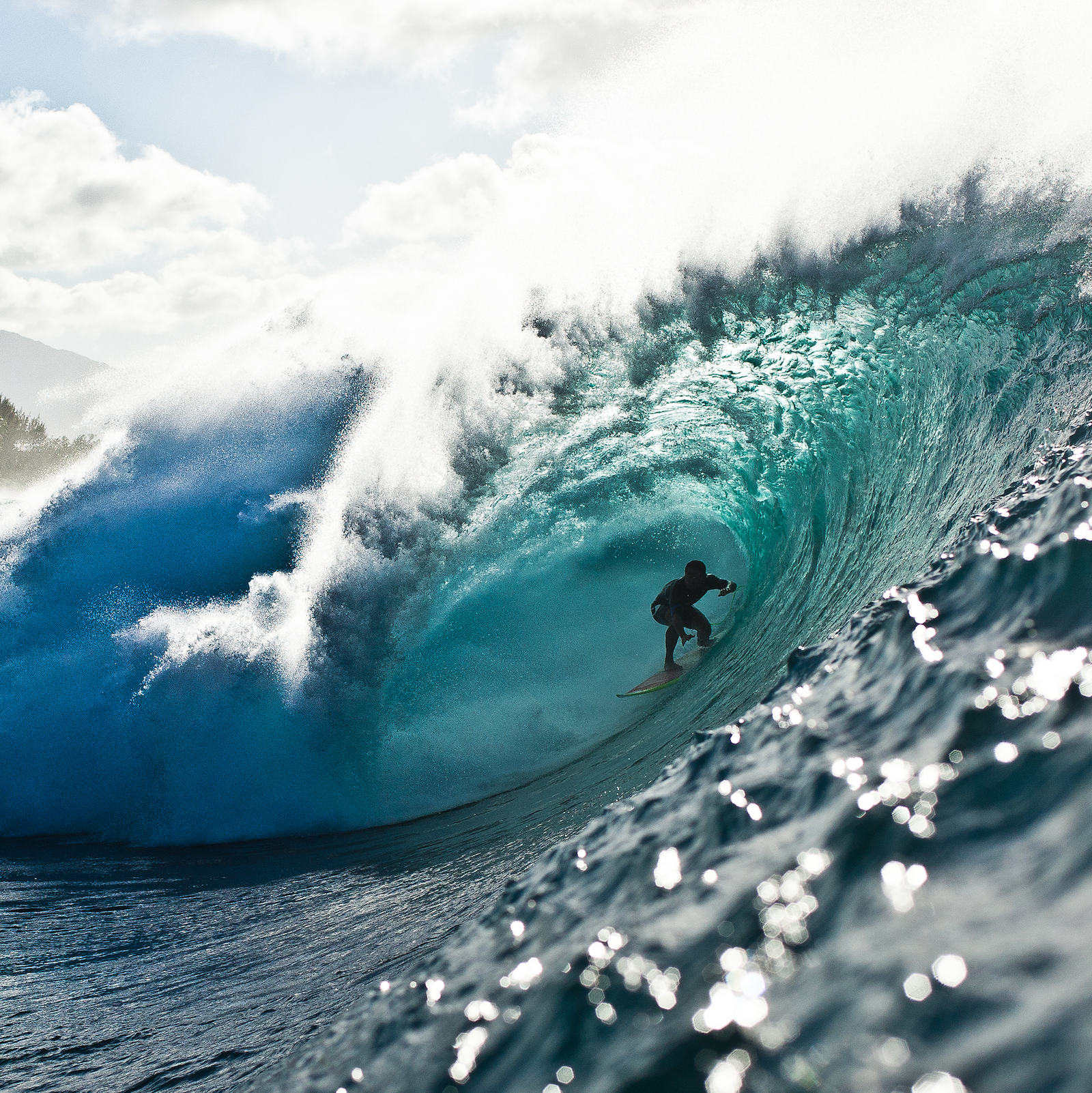 Rico Jimanez surfing