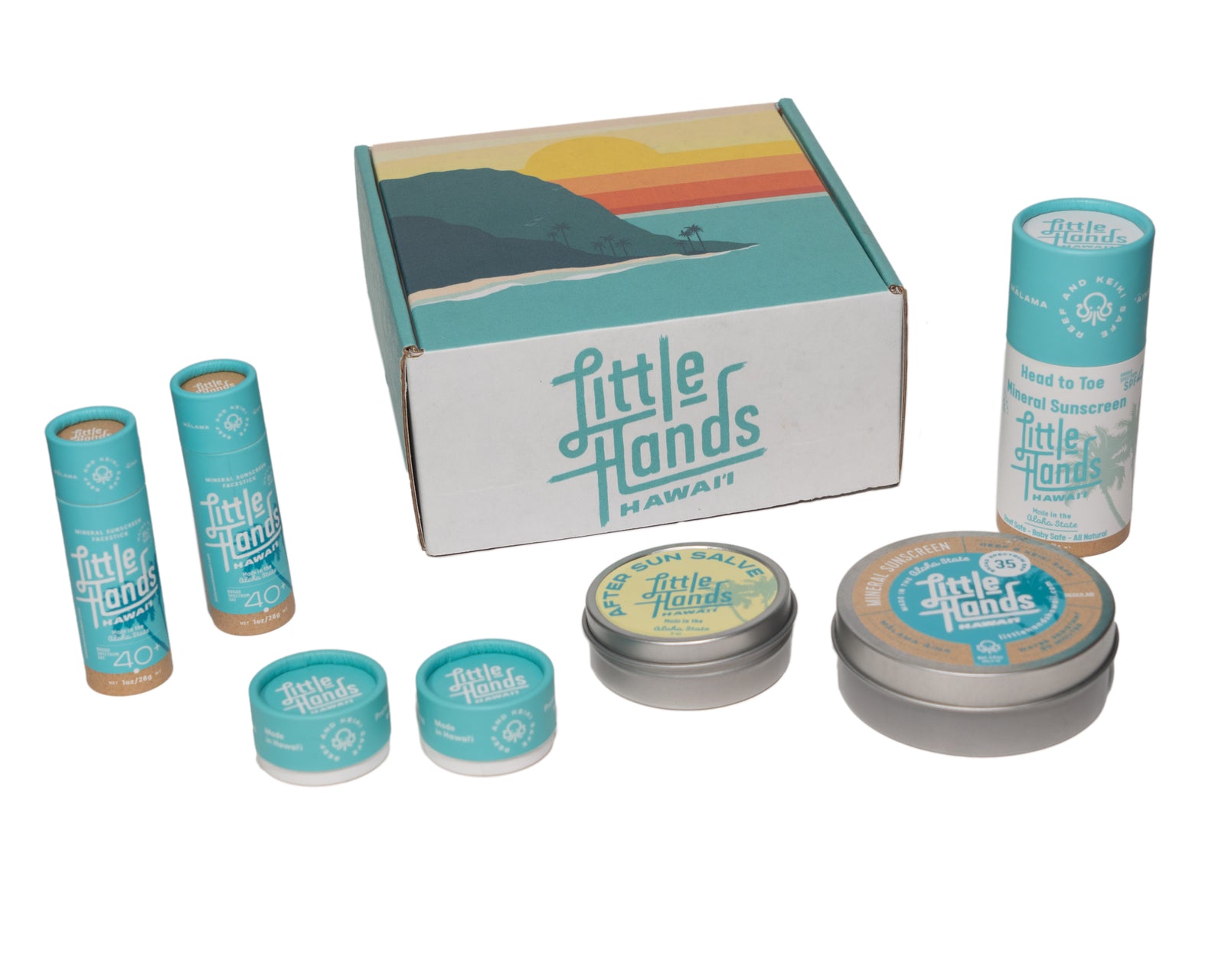 Little Hands Hawaii - Big Wave Sunscreen Bundle Pack - Front View