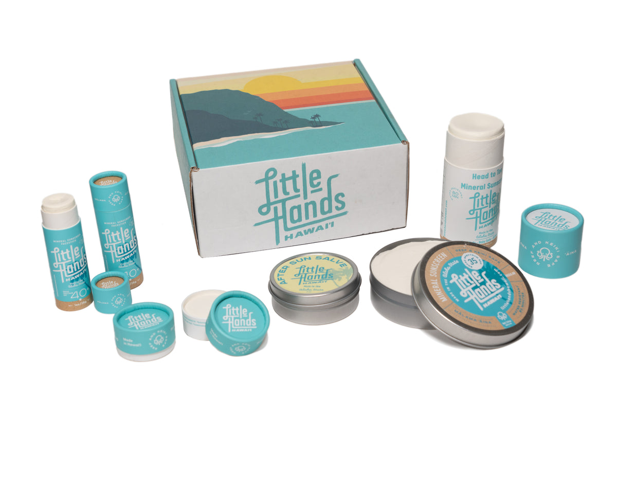 Little Hands Hawaii - Big Wave Sunscreen Bundle Pack - Original - Front View
