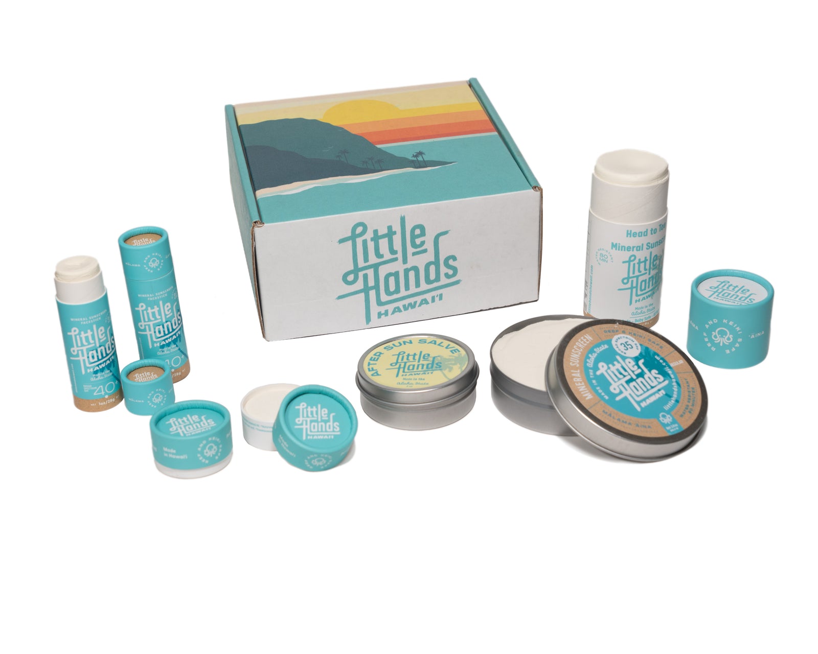 Little Hands Hawaii - Big Wave Sunscreen Bundle Pack - Original - Front View