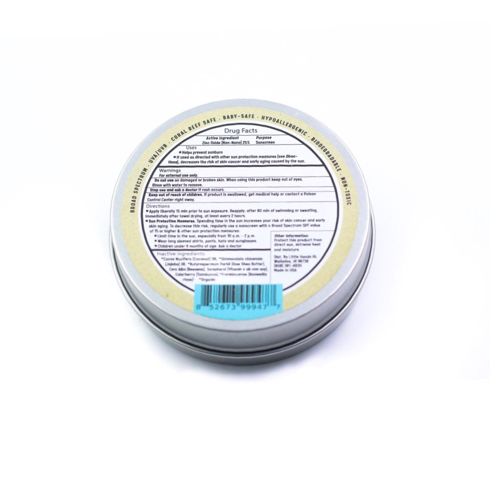 Little Hands Hawaii - Body & Face Mineral Sunscreen - Back View