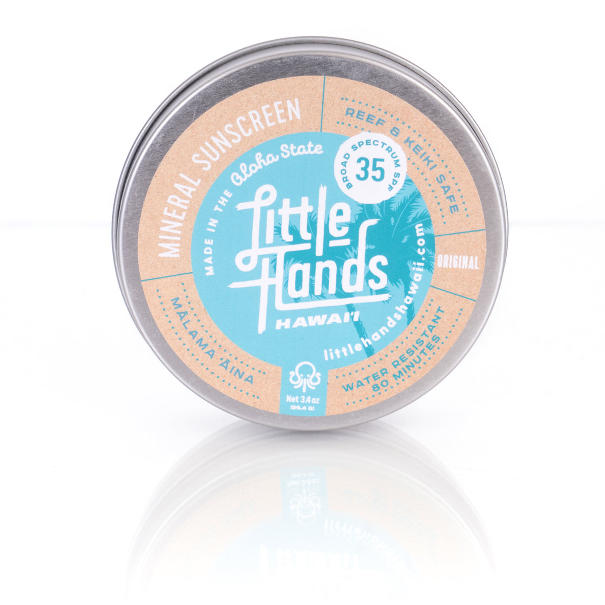 Little Hands Hawaii - Body & Face Mineral Sunscreen - Original - Front View