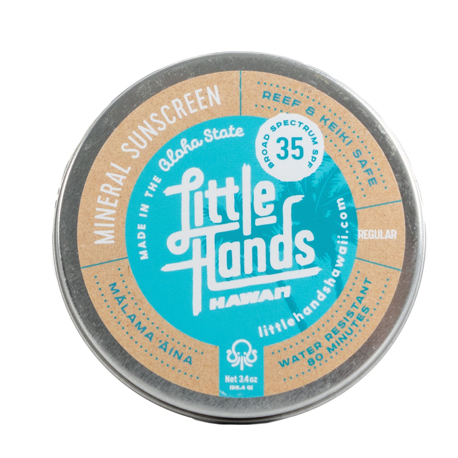 Little Hands Hawaii - Body & Face Mineral Sunscreen - Original - Front View