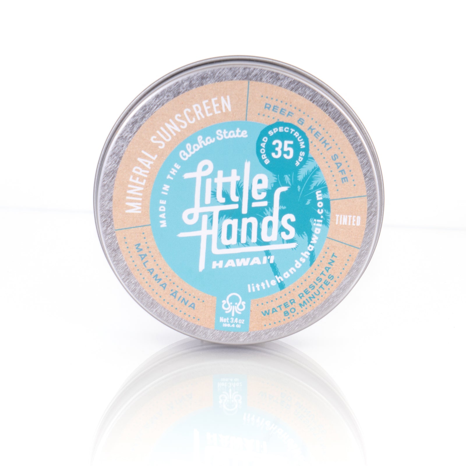 Little Hands Hawaii - Body & Face Mineral Sunscreen - Tinted - Front View