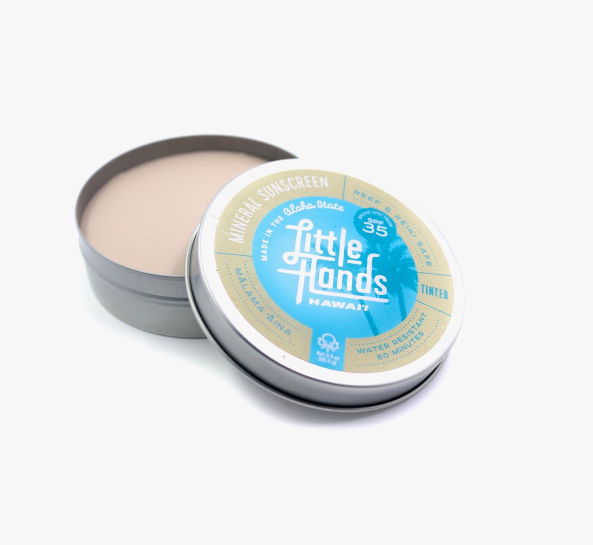 Little Hands Hawaii - Body & Face Mineral Sunscreen - Tinted - Open