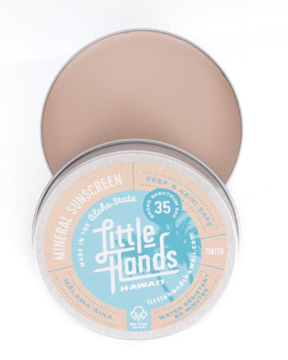 Little Hands Hawaii - Body & Face Mineral Sunscreen - Tinted - Open