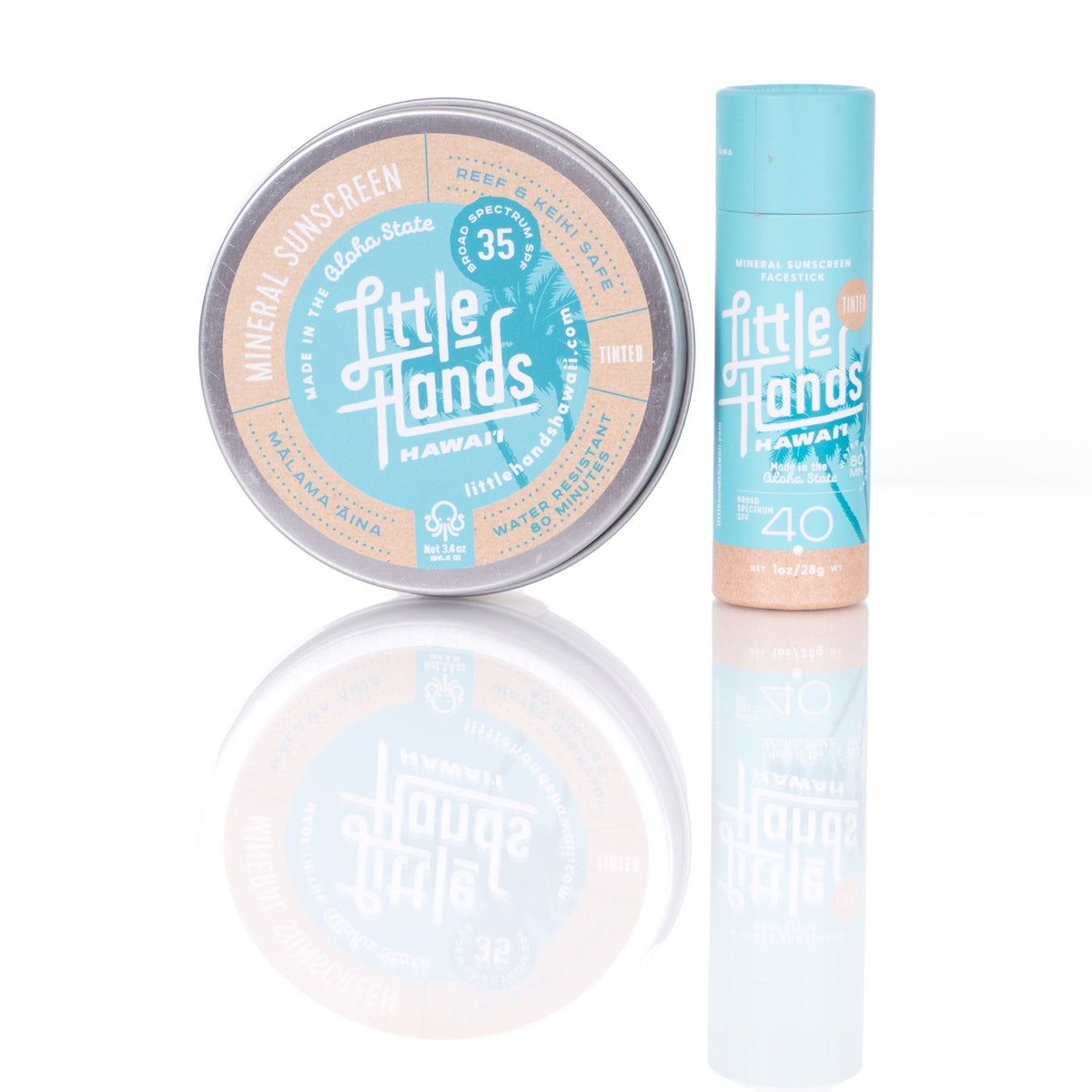 Little Hands Hawaii - Complete Sunscreen Combo - Tinted - Front View