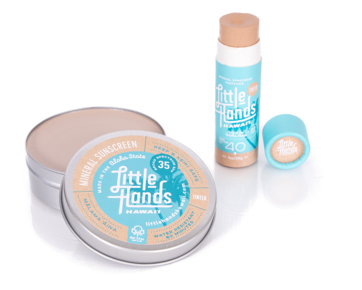 Little Hands Hawaii - Complete Sunscreen Combo - Tinted - Open