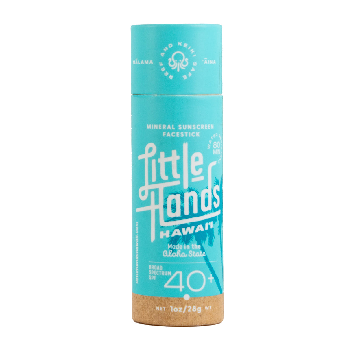 Little Hands Hawaii - Mineral Sunscreen Face Stick (Sport Stick) - Front View
