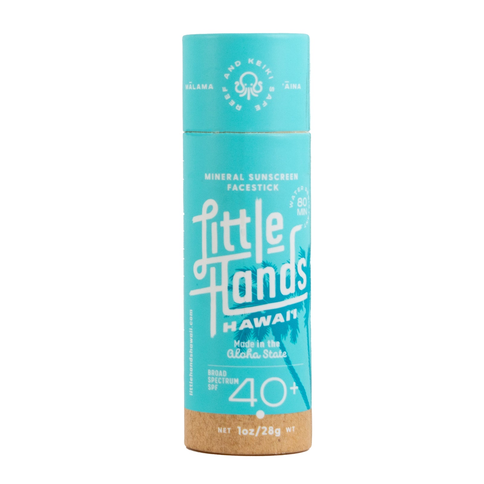 Little Hands Hawaii - Mineral Sunscreen Face Stick (Sport Stick) - Front View
