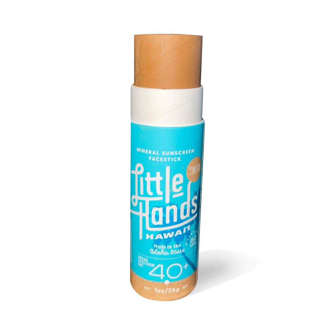 Little Hands Hawaii - Mineral Sunscreen Face Stick (Sport Stick) - Medium Dark - Front View