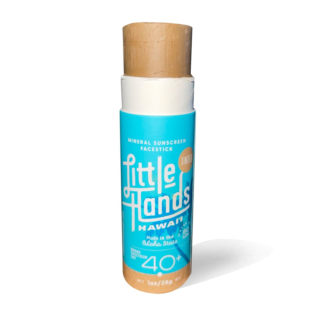 Little Hands Hawaii - Mineral Sunscreen Face Stick (Sport Stick) - Medium Neutral - Front View
