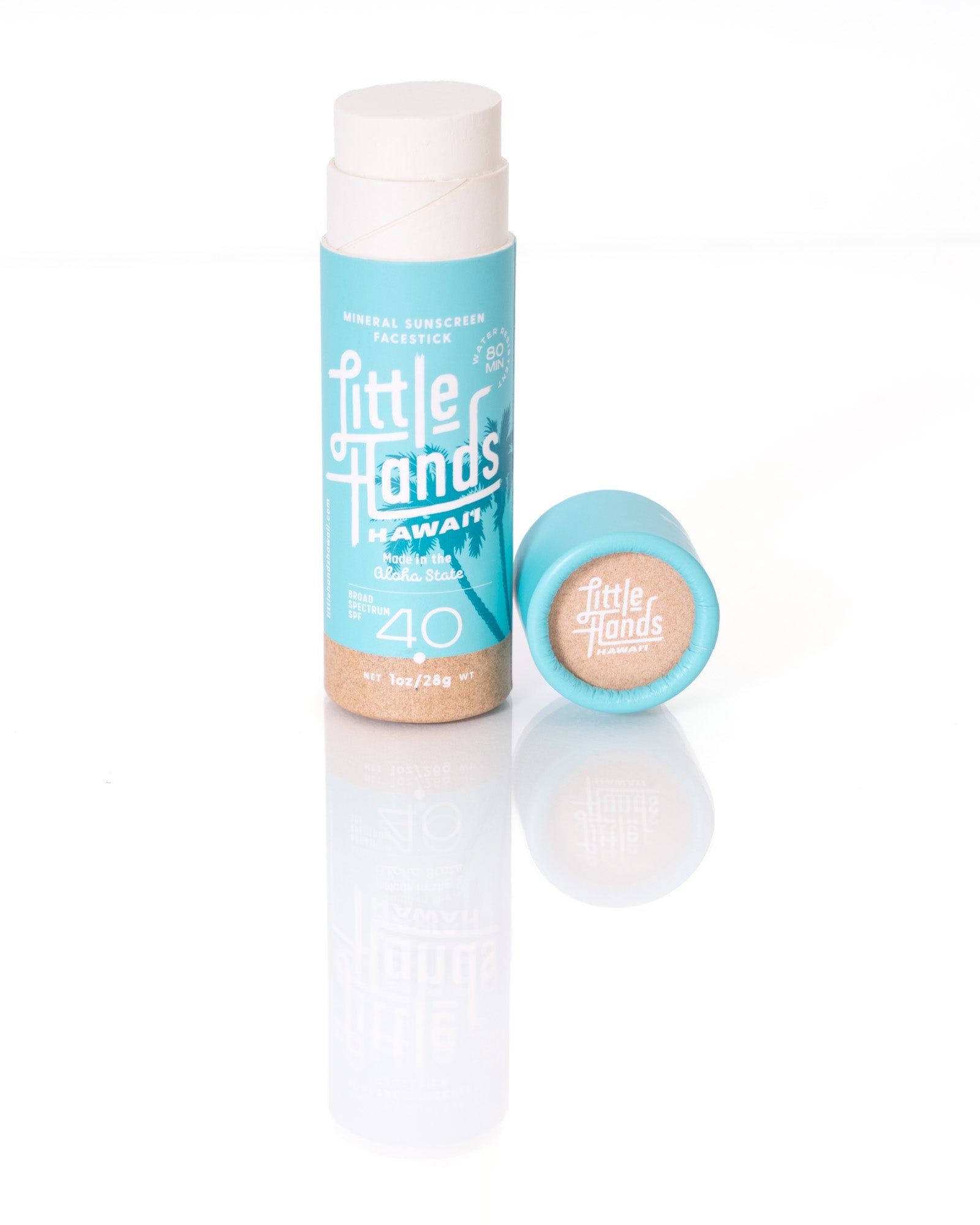 Little Hands Hawaii - Mineral Sunscreen Face Stick (Sport Stick) - Original - Open