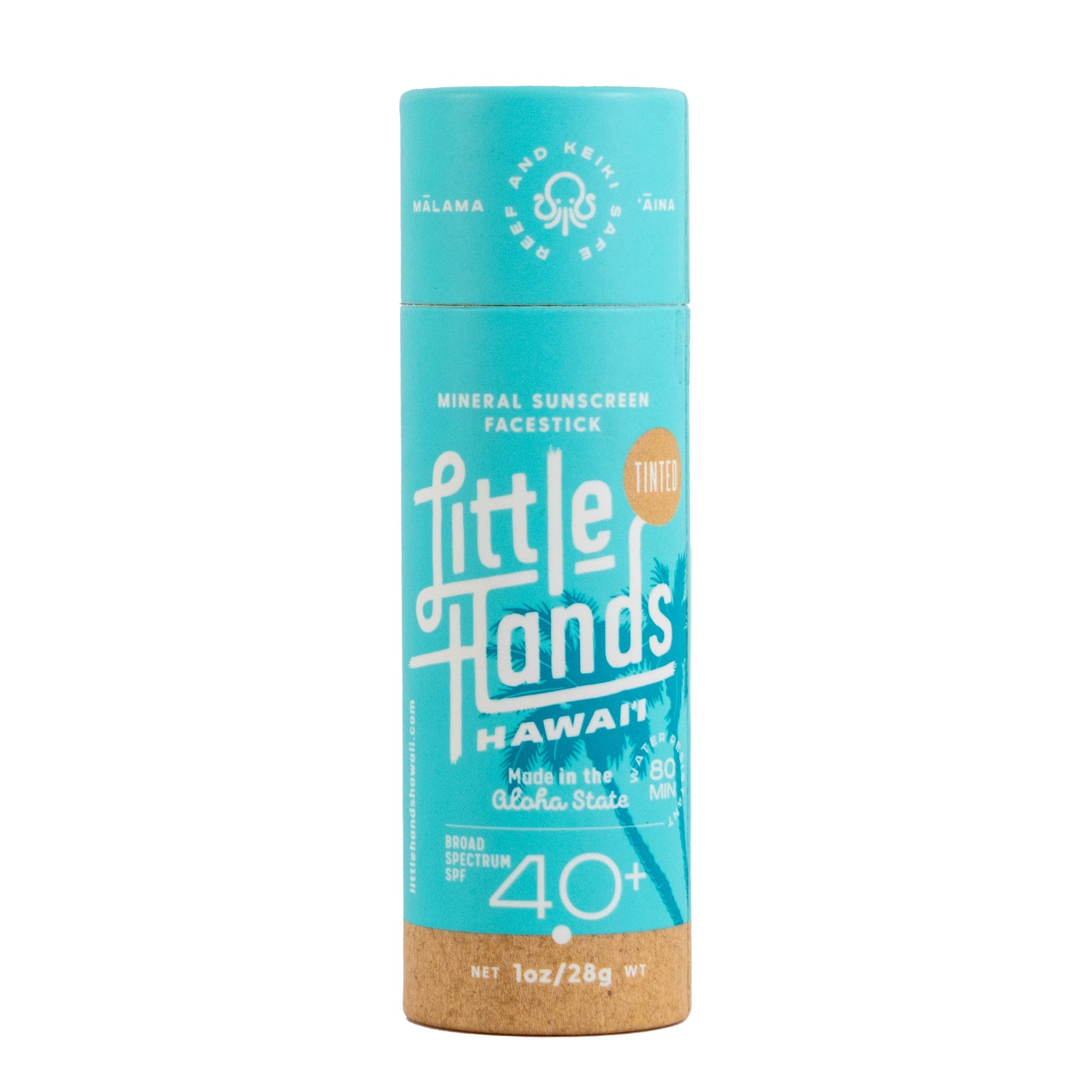 Little Hands Hawaii - Mineral Sunscreen Face Stick (Sport Stick) - Tinted - Front View